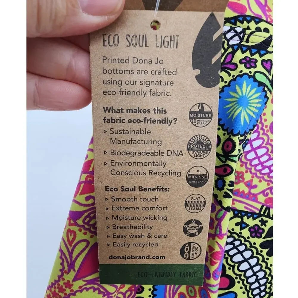 NEW Dona Jo Eco Friendly Skirt‎ Day Of The Dead Athletic Skirt Size Large